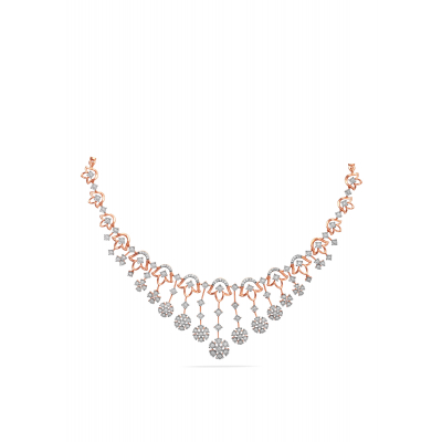 Timeless Nature Bloom and Foliage Necklace
