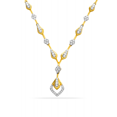 River Flow Diamond Necklace