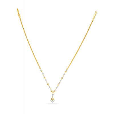 River Flow Diamond Necklace