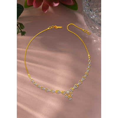 Water Drop Sparkle Necklace Design