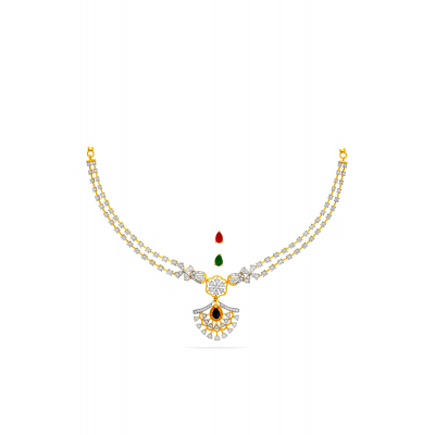 Floral Layers Necklace with Nature's Grace