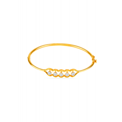 Cluster Leaf Diamond Bracelet