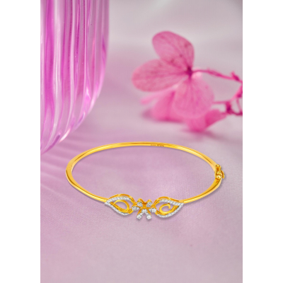 Vintage Floral Diamond Bracelet