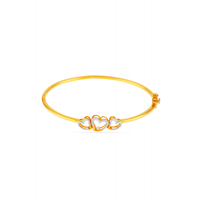 Heart Motif Diamond Bracelet
