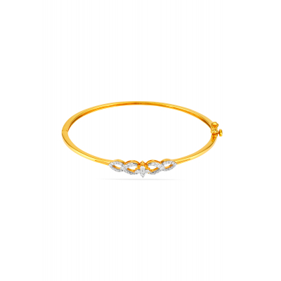 Floral Diamond Vintage Glam Bracelet