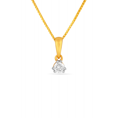 Starlit Solitaire Pendant