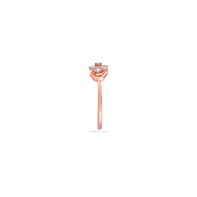 Contemporary Diamond Ring with Row Design