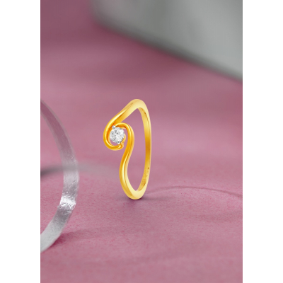 Solitaire Serenity Ring