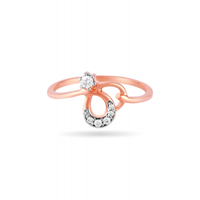 Folding Ribbon Finger Ring
