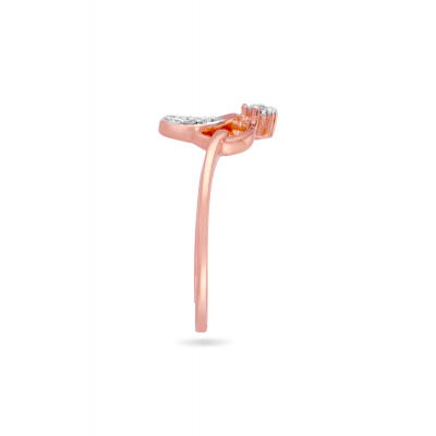 Folding Ribbon Finger Ring