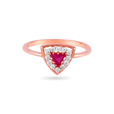 Fluid Lines Finger Ring