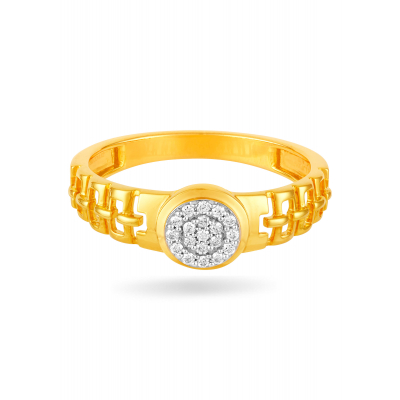 Interwoven Links Ring