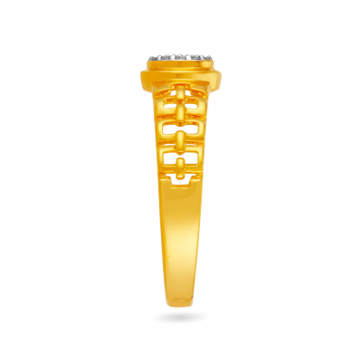 Interwoven Links Ring