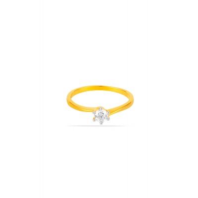 Ethereal Solitaire Ring