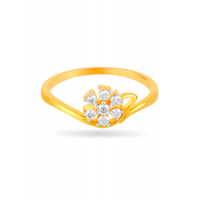 Radiant Petal Diamond Ring