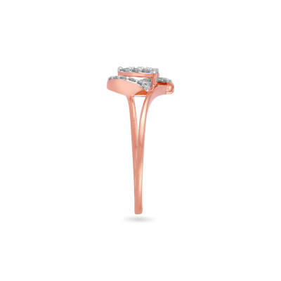 Pink Ribbon Diamond Ring