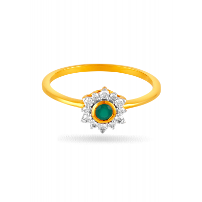Sunflower Radiance Diamond Ring
