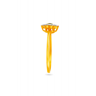 Sunflower Radiance Diamond Ring