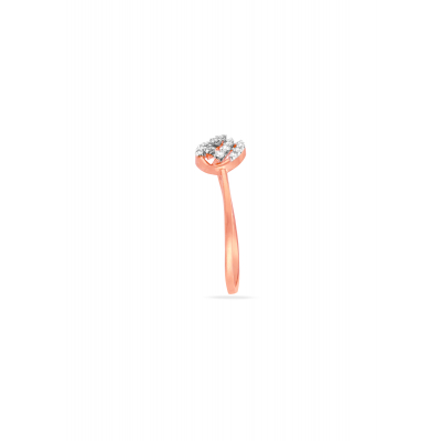 Clover Floral Diamond Ring