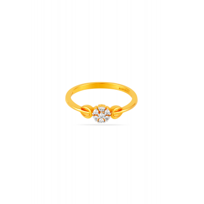 Floral Harmony Diamond Ring