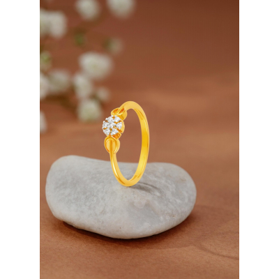 Floral Harmony Diamond Ring