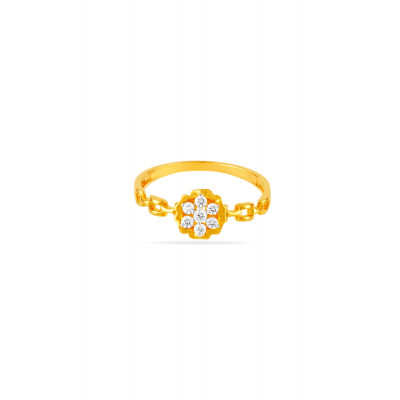 Lily Elegance Diamond Finger Ring