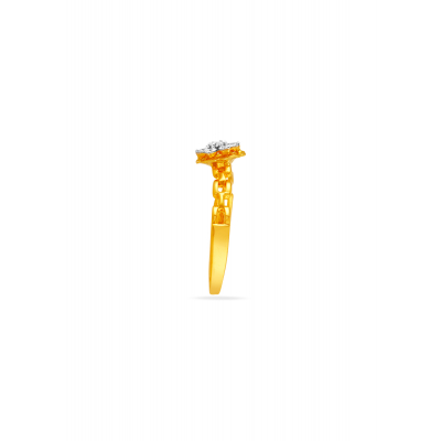 Lily Elegance Diamond Finger Ring