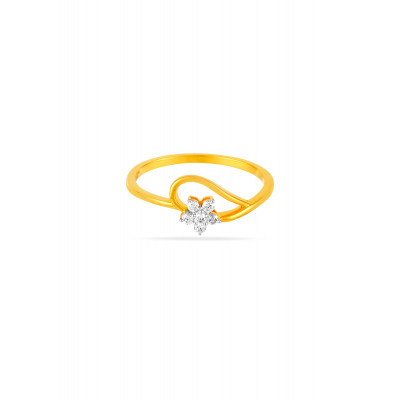 Petal Embrace Diamond Ring
