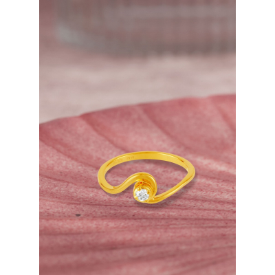 Solitaire Embrace Ring