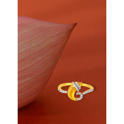 Ganapati Motif Ring