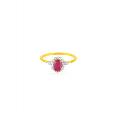 Nature's Lightweight Diamond Ring