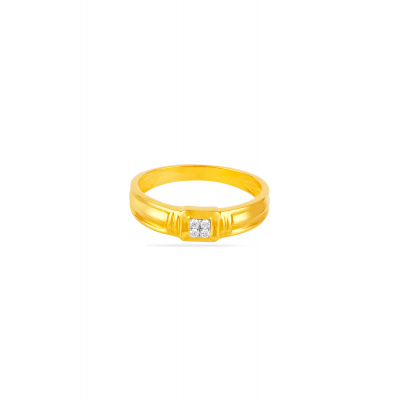 Geometric Men's Elegance Ring