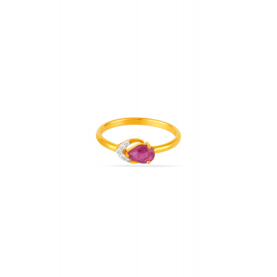 Dewdrop Minimalist Diamond Ring