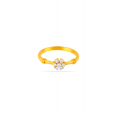 Raindrop Elegance Diamond Ring