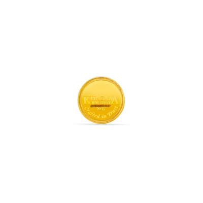 22 Karat 3 Gram Flawless Lakshmi Gold Coin 