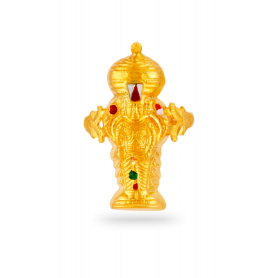 Divine Blessings Govindarajalu Ring with Enamel Detail