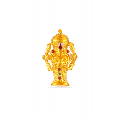 Govindarajalu Embossed Ring with Enamel Work