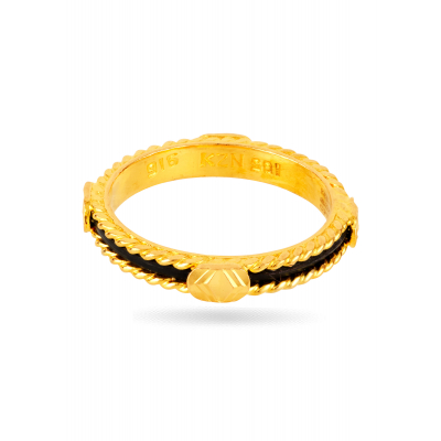 Elephant Hair-Inspired Band Ring