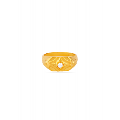 Linear Luxe Stone Band Ring