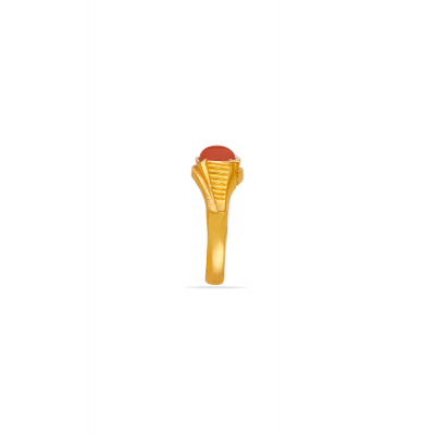 Ember Bloom Coral Ring