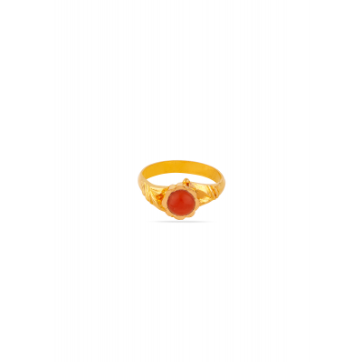 Tiny Traditions Green Nellore Ring for Women