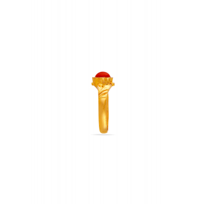 Tiny Traditions Green Nellore Ring for Women