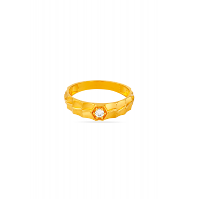 Starlight White Stone Matte Ring