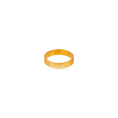 Steel Curve Signature Ring