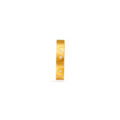 Steel Curve Signature Ring