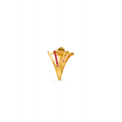 Starlit Radiance Multistone Statement Ring