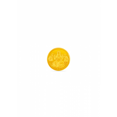 Stamped Elegance Lakshmi Gold Coin
