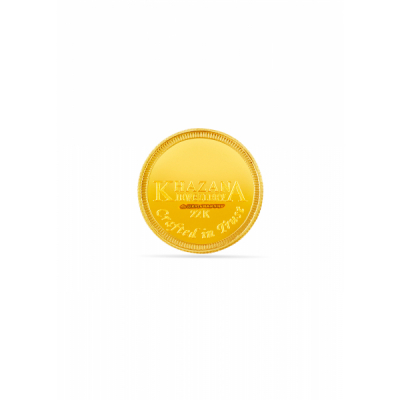 Crafted Lakshmi Gold Coin