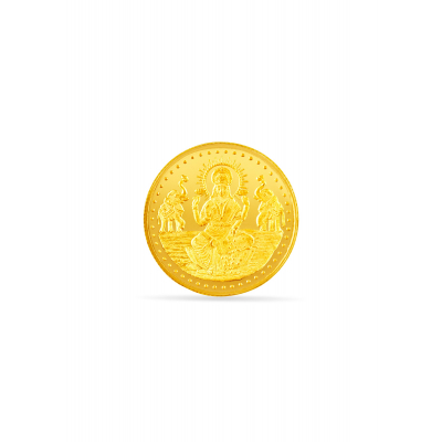 Elegantly Divine Lakshmi Gold Coin