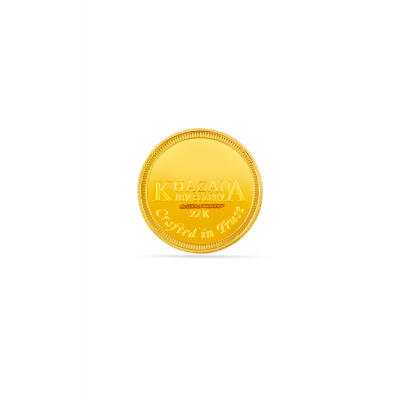 22 Karat 4 Gram Crafted Lakshmi Gold Coin